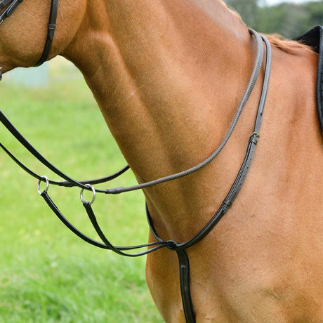 Kincade Classic Plain Raised Running Martingale #colour_brown