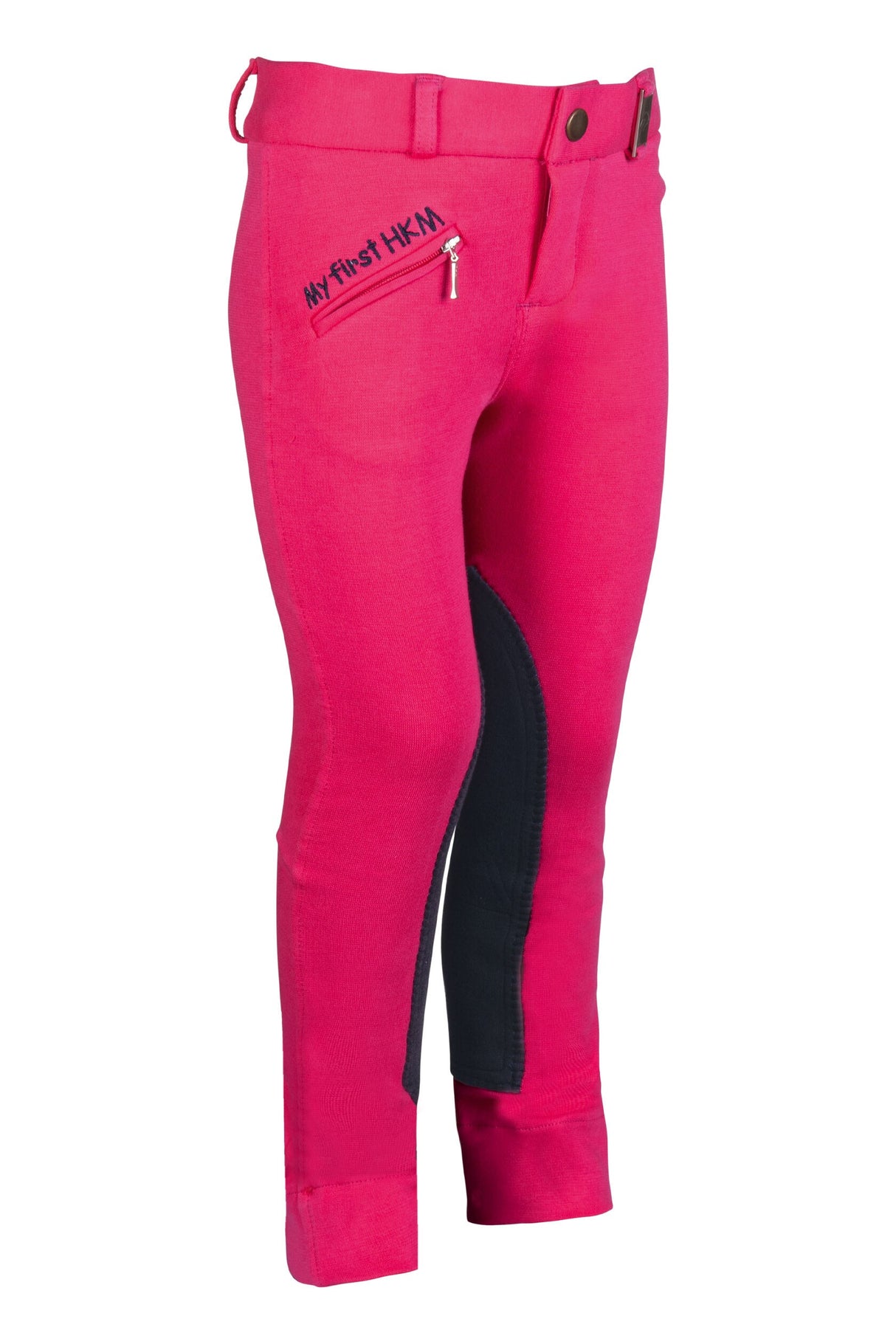 HKM Children's Riding Breeches -My First HKM- #colour_dark-pink-navy