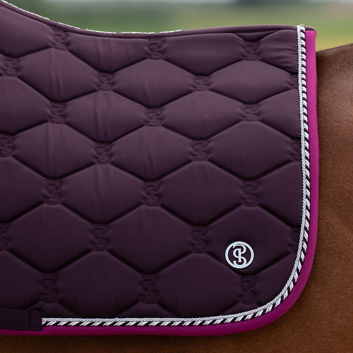 PS of Sweden Jump Signature Saddle Pad #colour_plum