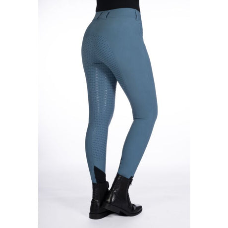 HKM Ladies Full Seat Riding Breeches -Tampa- #colour_smokey-blue