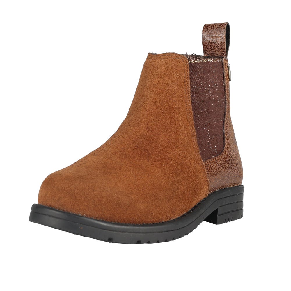 Hy Equestrian Wheston Children's Jodhpur Boot #colour_brown