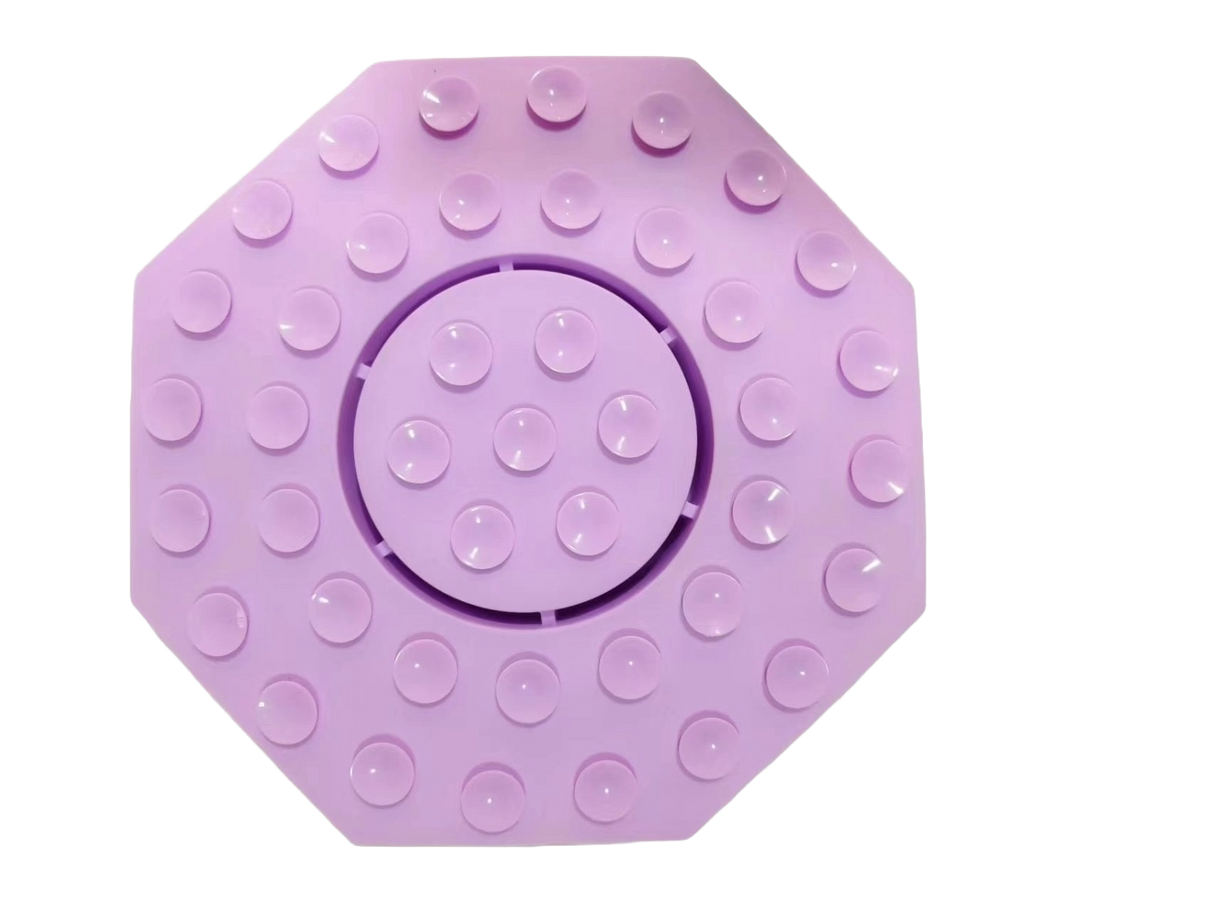 Parallax Fun Flower Pet Bowl & Lick Mat #colour_purple