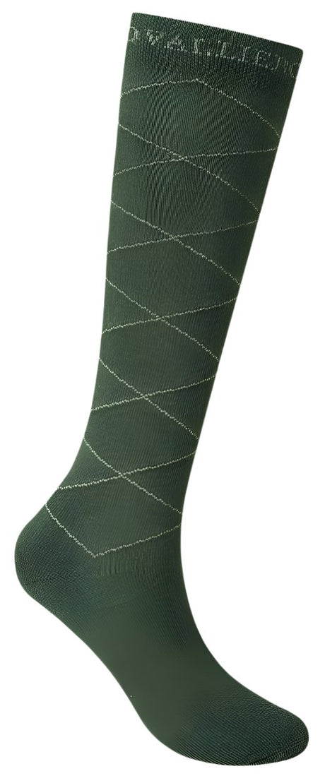 Covalliero Classic Riding Socks #colour_opal-green