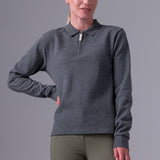 PS of Sweden Olivia Polo Shirt #colour_dark-grey-melange