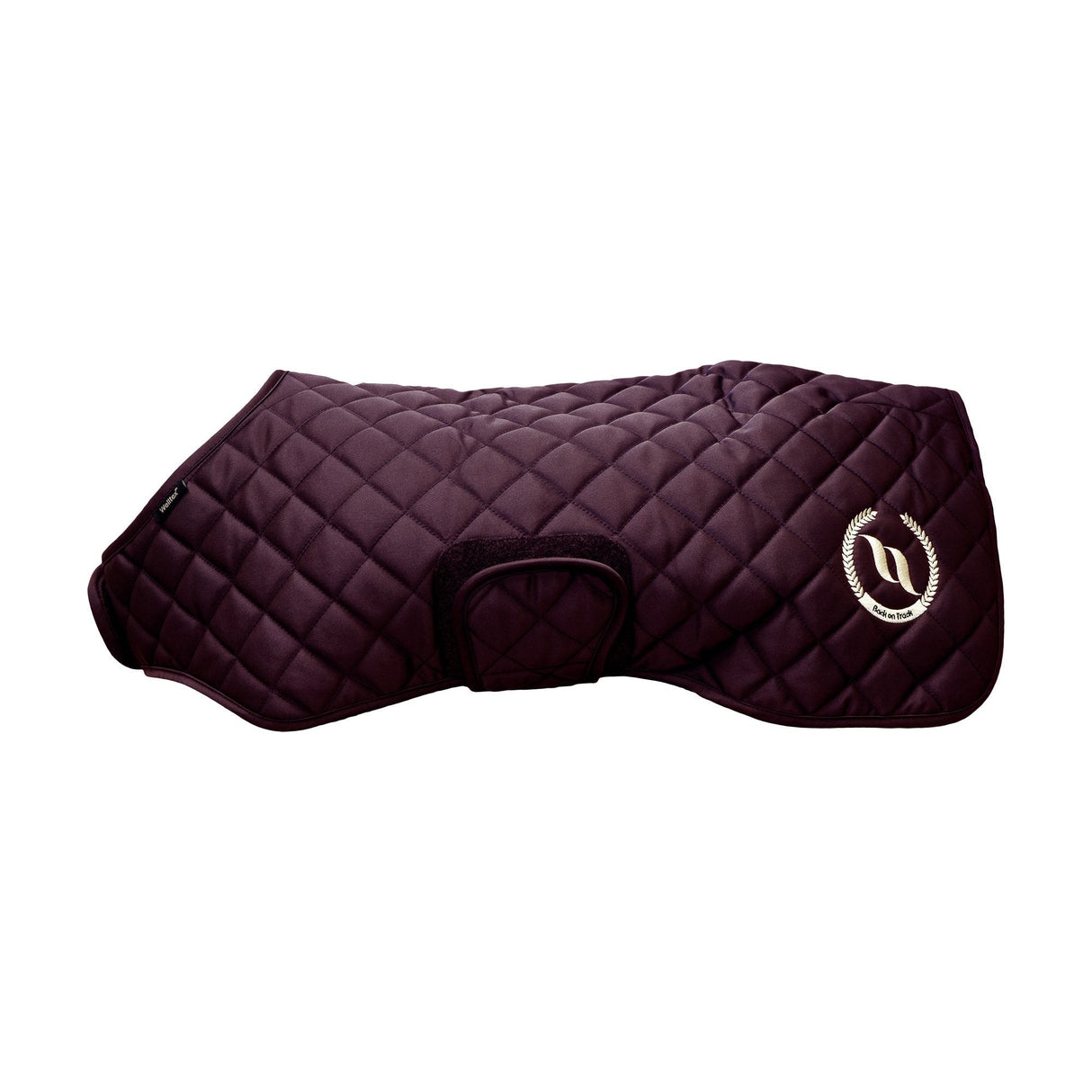 Back On Track Night Collection Dog Coat #colour_burgundy