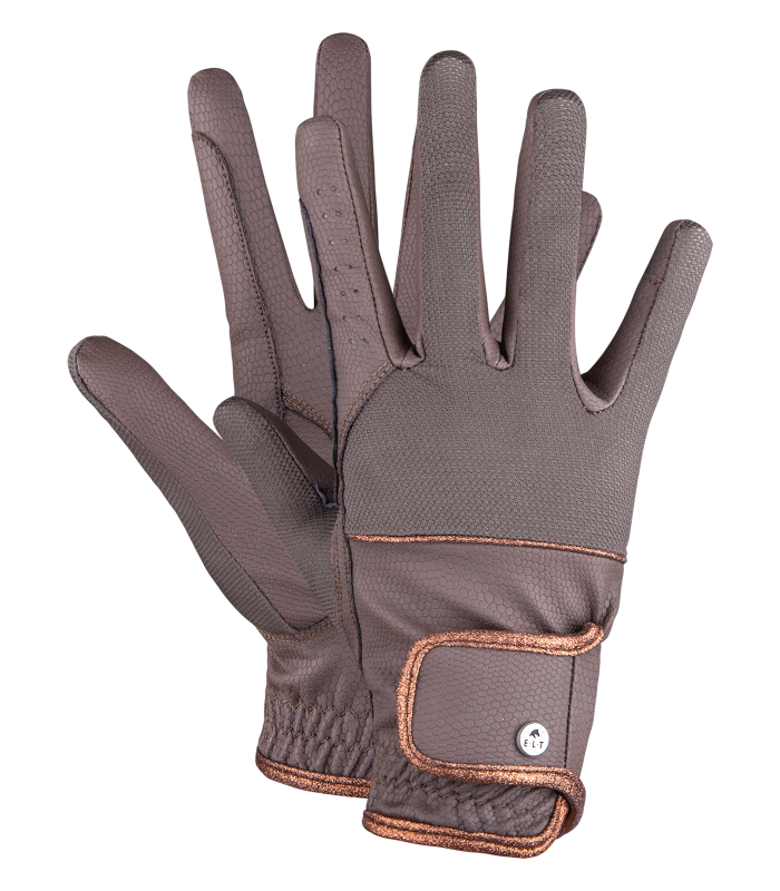 E.L.T Estelle Adult Riding Glove #colour_brown