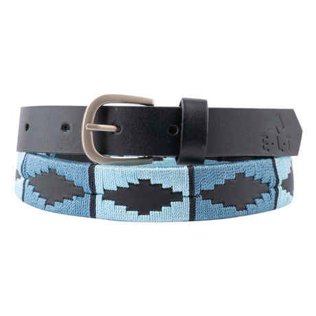 E.L.T Gemma Polo Belt #colour_black-chalk-blue