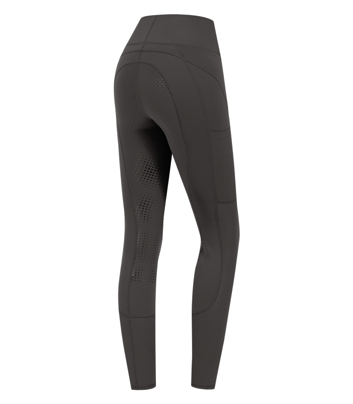 E.L.T Ladies Hanna Mesh High Waist Riding Leggings #colour_mud