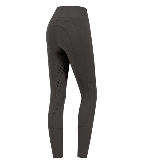 E.L.T Ladies Hanna Mesh High Waist Riding Leggings #colour_mud