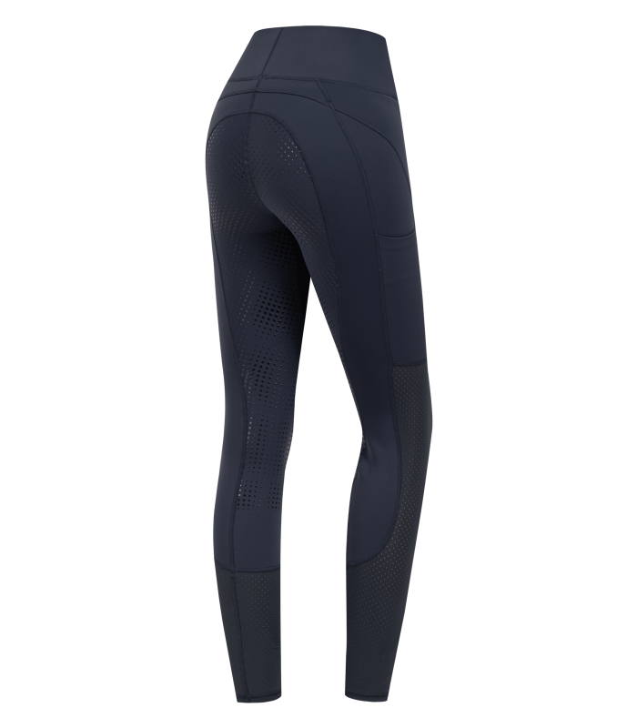 E.L.T Ladies Hanna Mesh High Waist Riding Leggings #colour_night-blue