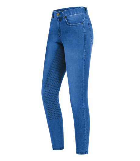 ELT Ladies Luna Jeans Breeches #colour_jeans-blue