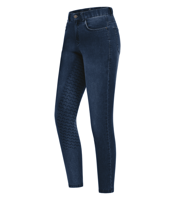 ELT Ladies Luna Jeans Breeches #colour_dark-blue