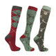 Chaussettes Hy Equestrian Divine Deer - Lot de 3