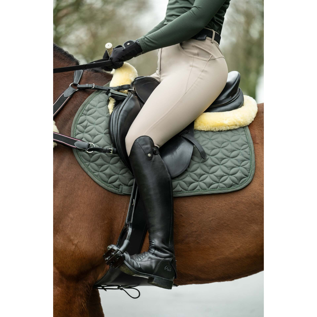 HKM Saddle Cloth -Daphne #colour_khaki