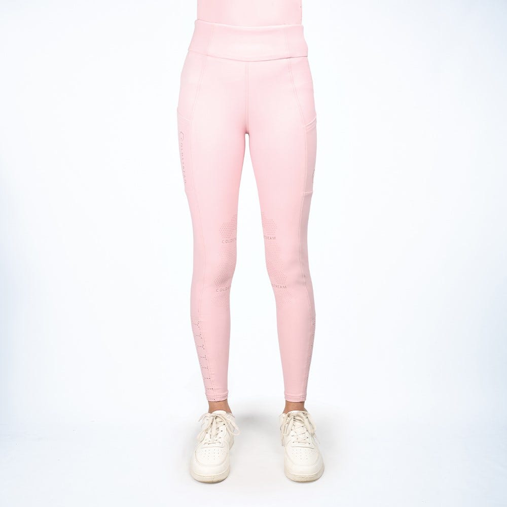 Coldstream Cranshaws Ladies Riding Tights #colour_blush-pink