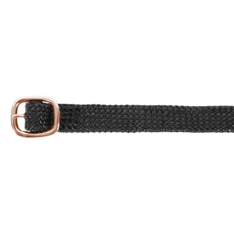 E.L.T Premium Nylon Spur Strap #colour_black-rose-gold