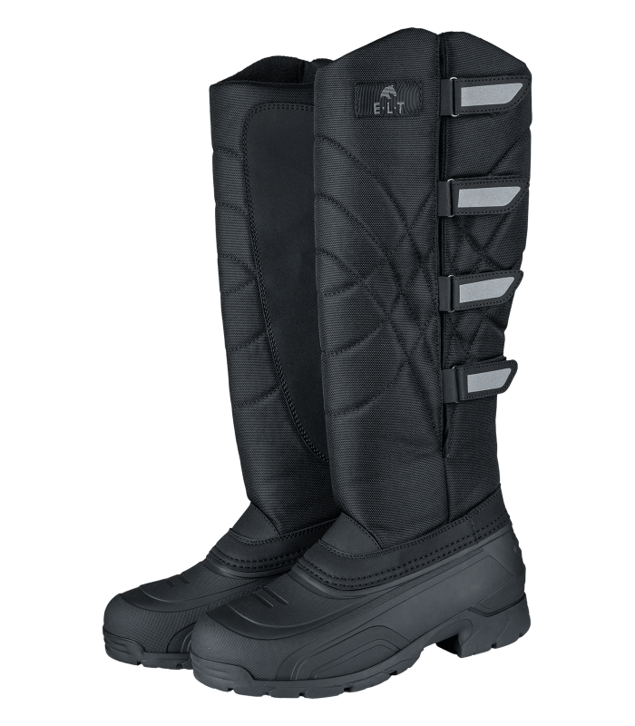 E.L.T Essential Children's Thermal Boots #colour_black