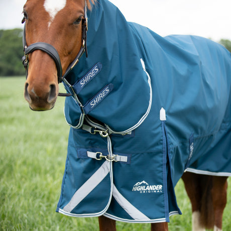 Shires Highlander Original 50 Combo Turnout Rug #colour_ocean