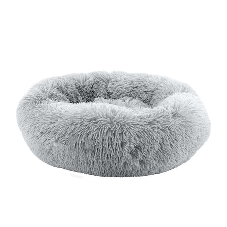 Ancol Sleepy Paws Super Plush Donut Bed #colour_grey