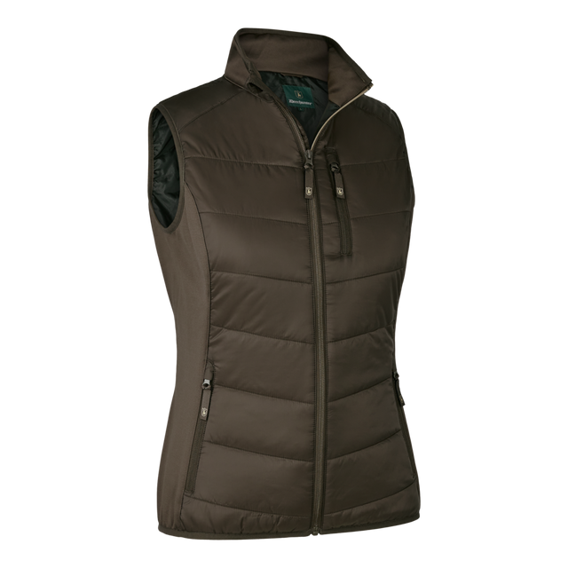 Deerhunter Women's Heat Padded Waistcoat #colour_wood