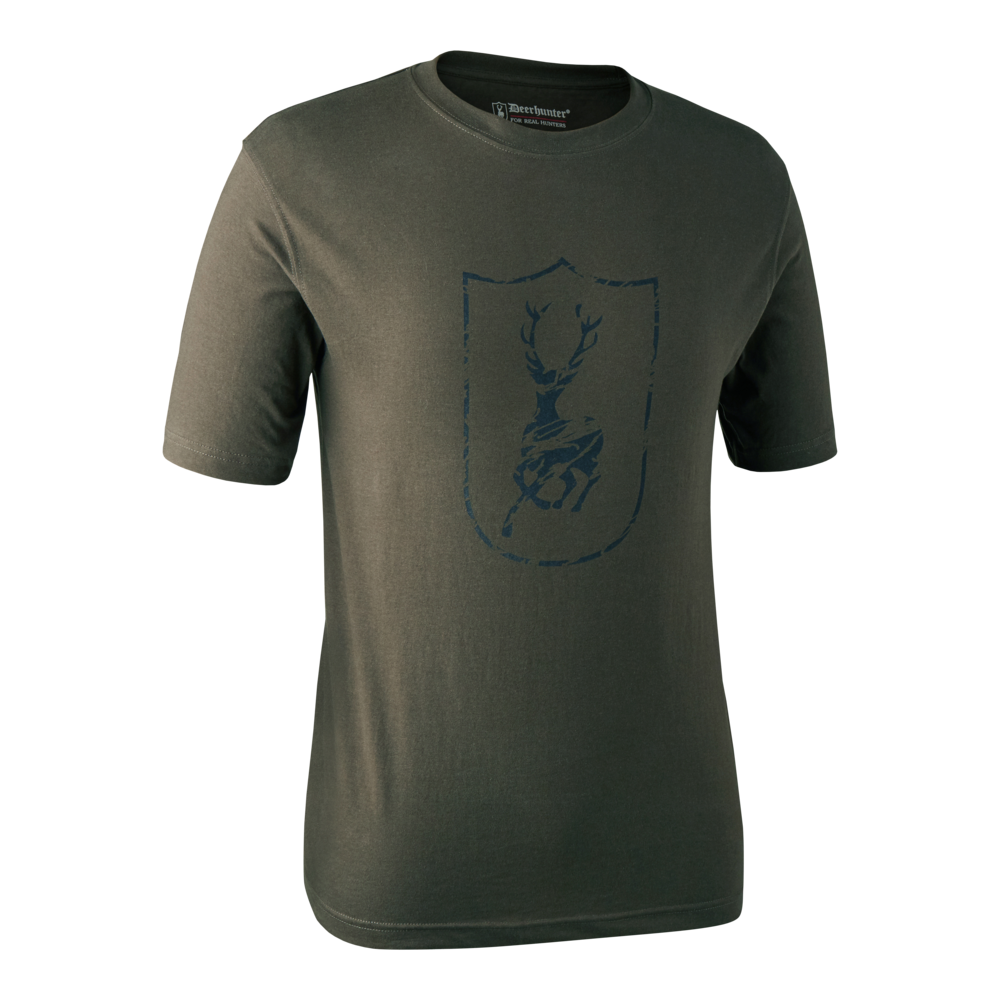 Deerhunter Men's Logo T-shirt #colour_bark-green