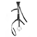 Henry James Sheepskin Grackle Bridle #colour_black