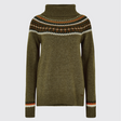 Dubarry Womens Riverdale Knitted Sweater #colour_dusky-green