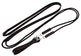 Norton Pro Draw Reins / Leather/Rope #colour_black