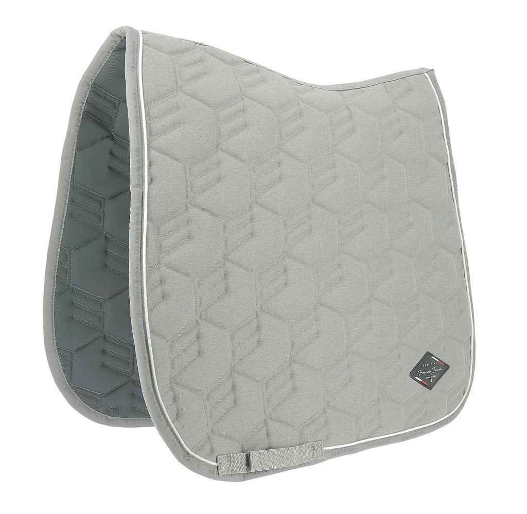 Equitheme French Touch Saddle Pad #colour_grey