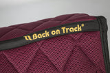 Back On Track Airflow Saddle Pad #colour_burgundy