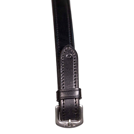 Henry James V-Grip Rubber Reins #colour_black