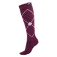 ELT Argyle Riding Socks #colour_velvet-red