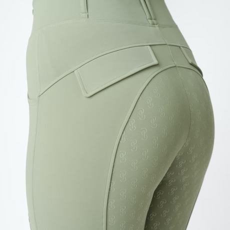 PS of Sweden Khaki Green Juliette Riding Tights #colour_khaki-green