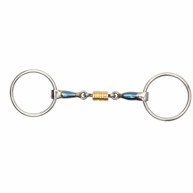 Shires Blue Sweet Iron Loose Ring With Roller Link