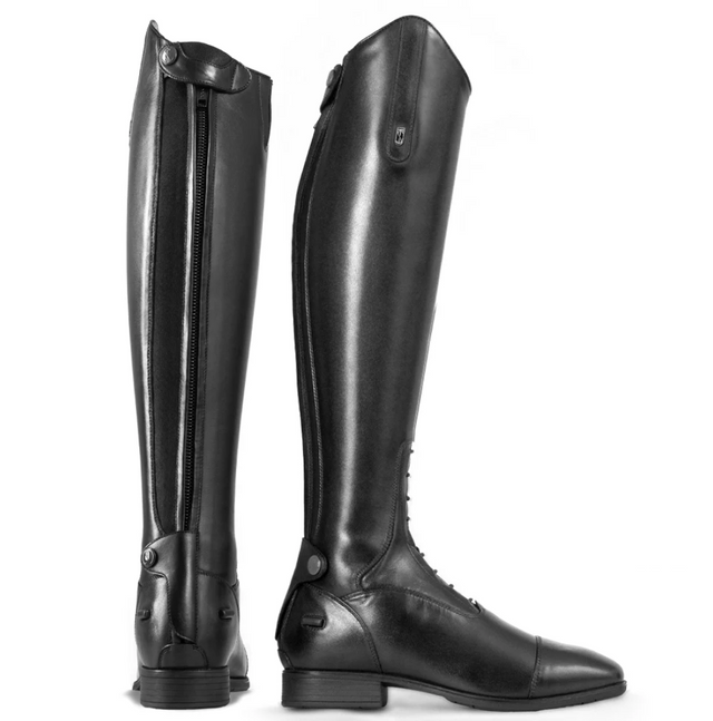 Tredstep Ireland Black Slim Fit Donatello SQ II Riding Boots #colour_black