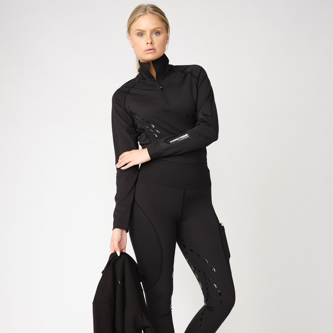 PS of Sweden Black Taylor Riding Tights #colour_black