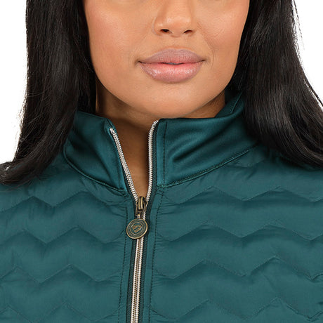 Shires Aubrion Regent Lightweight Ladies Jacket #colour_dark-green