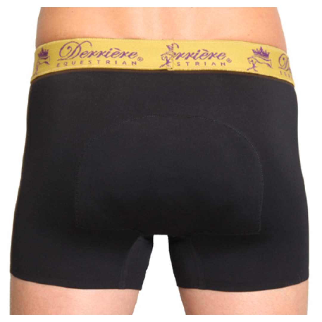 Derriere Equestrian Performance Padded Shorty Male #colour_black