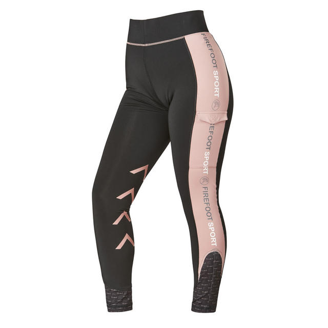 Firefoot Ripon Children's Sport Breeches #colour_black-rose-gold