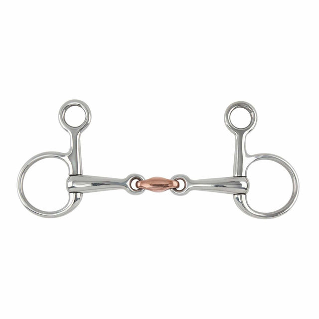 Shires Hanging Cheek, Copper Lozenge Snaffle