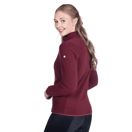 HKM Anna Fleece Jacket #colour_wine-red