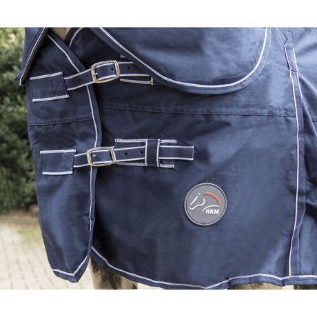 HKM Starter 100g Filling Turnout Rug #colour_deep-blue