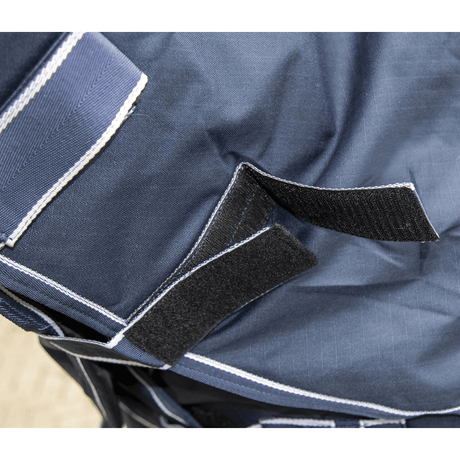 HKM Fleece Starter Turnout Rug #colour_deep-blue