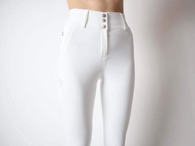 Montar Brielle Extra High Waisted Crystal Full Grip Breeches #colour_white